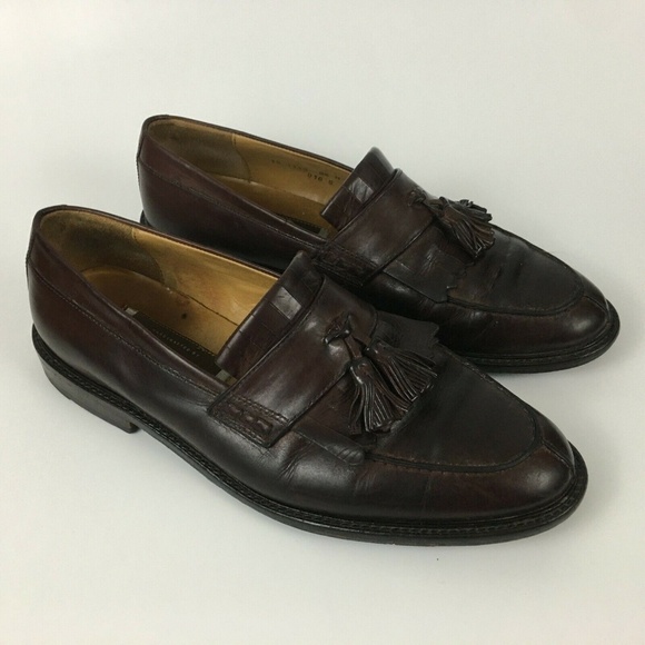 Johnston & Murphy Mens Loafers Size 9.5 Brown Tass - Picture 4 of 8